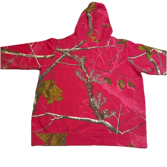 Realtree Hoodie Women's Size S Pink Camo Hunting Outdoor Hooded  Sweatshirt Warm - Picture 3 of 10
